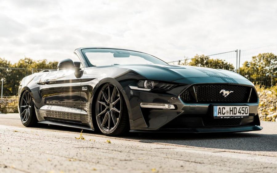 2Ford Mustang GT Convertible on Vossen Wheels (HF-3) '2019